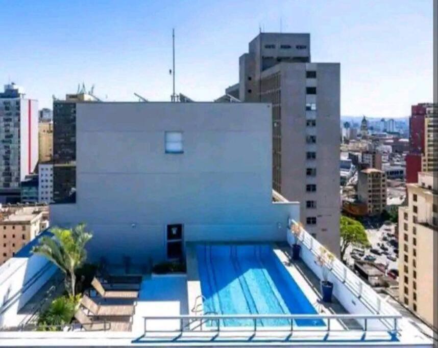 Studio Flex Com Garagem E Piscina No Centro De Sp Сао Паоло Екстериор снимка